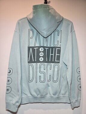 Panic At The Disco Hoodie Size Medium Graphic Band Sweat Shirt